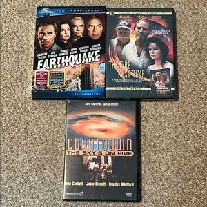 Natural Disaster Movie Collection: Earthquake, The Fire Next Time, Countdown DVD